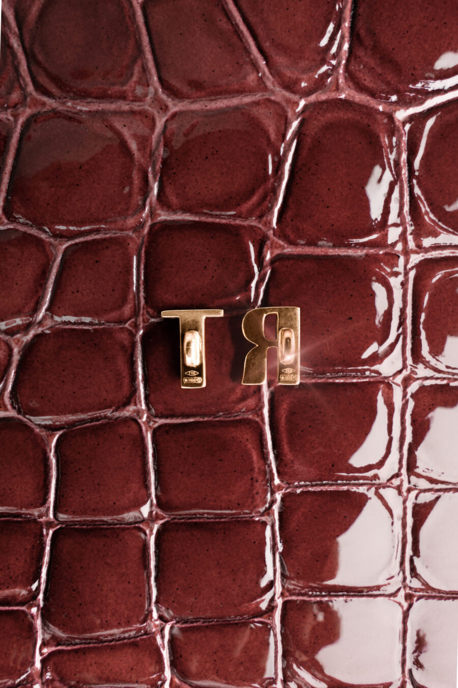 INIZIALI GIOIELLO ORO ROSA - immagine 2