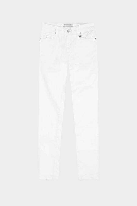 BIANCA CAPRI SKINNY STRETCH COTTON GABARDINE JEANS