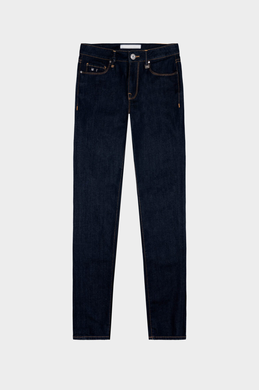 JEANS BIANCA CAPRI SKINNY IN DENIM STRETCH BLU SCURO