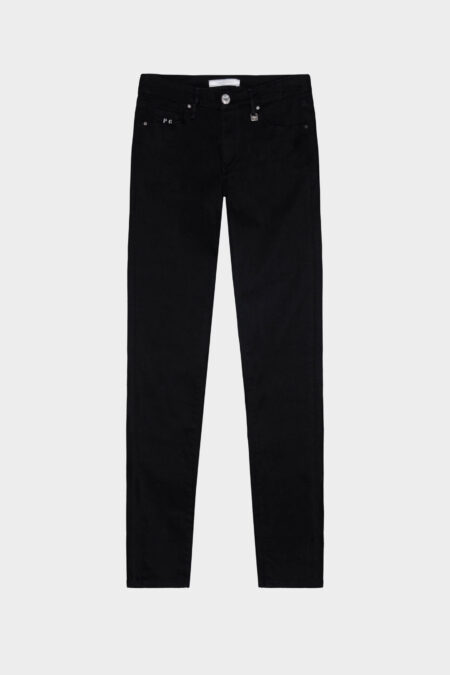 BIANCA CAPRI SKINNY JEANS IN BLACK STRETCH DENIM