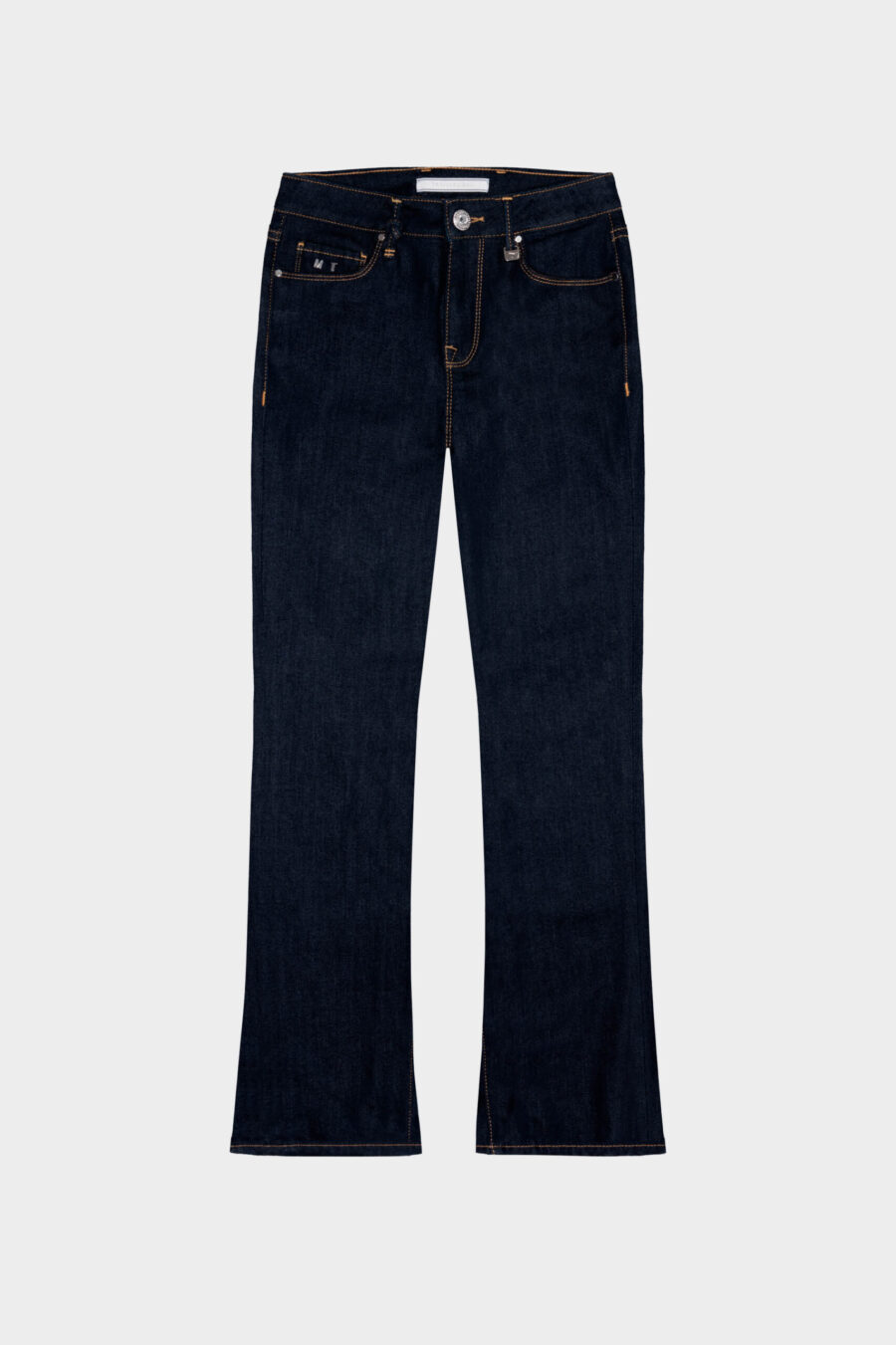 JEANS BIANCA FLARE CUT FLARE IN DENIM STRETCH BLU SCURO