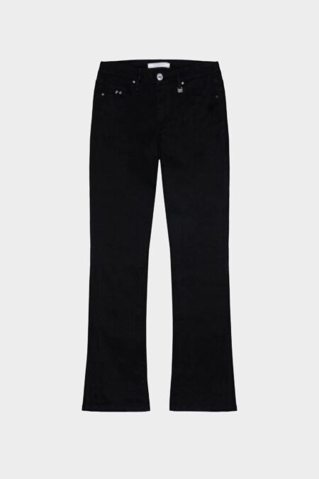 JEANS BIANCA FLARE CUT FLARE IN DENIM STRETCH NERO