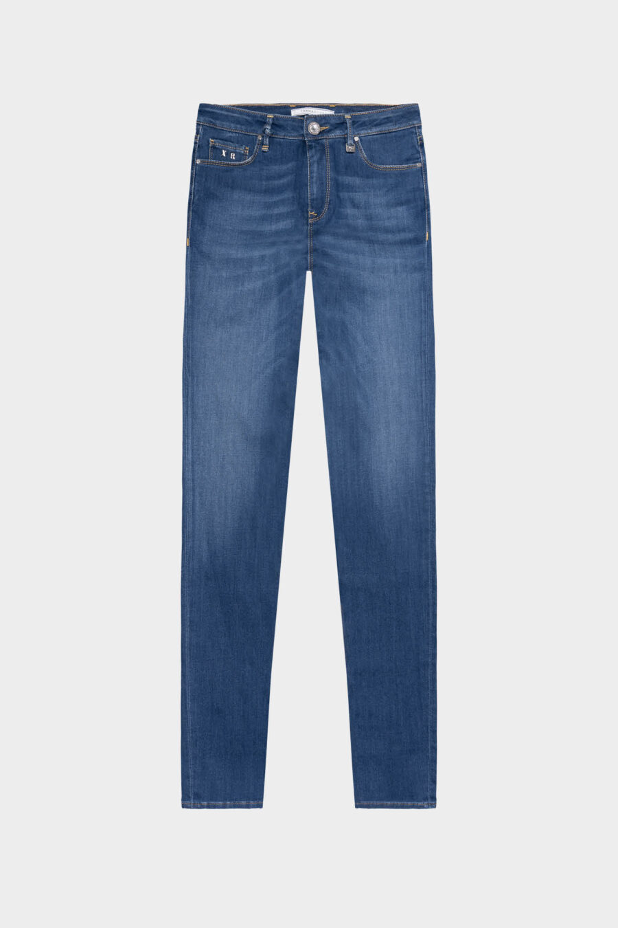 BIANCA SLIM SKINNY JEANS IN MEDIUM BLUE STRETCH DENIM