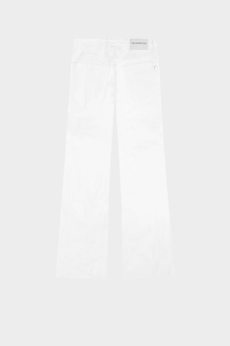 MONICA FLARE CUT PANTS IN WHITE COTTON BULL - Image 11