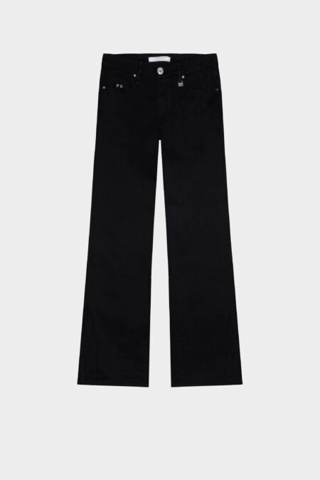 JEANS MONICA FLARE CUT FLARE IN DENIM NERO