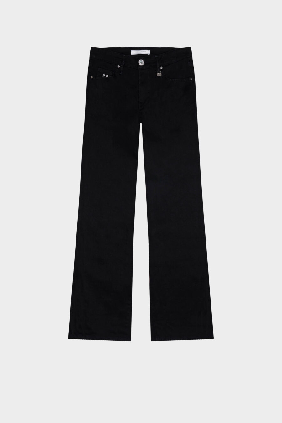 JEANS MONICA FLARE CUT FLARE IN DENIM NERO