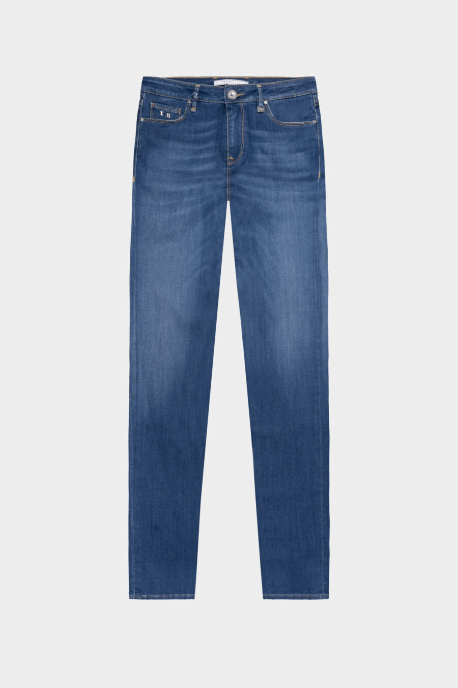 JEANS BIANCA CAPRI SKINNY IN DENIM STRETCH BLU MEDIO
