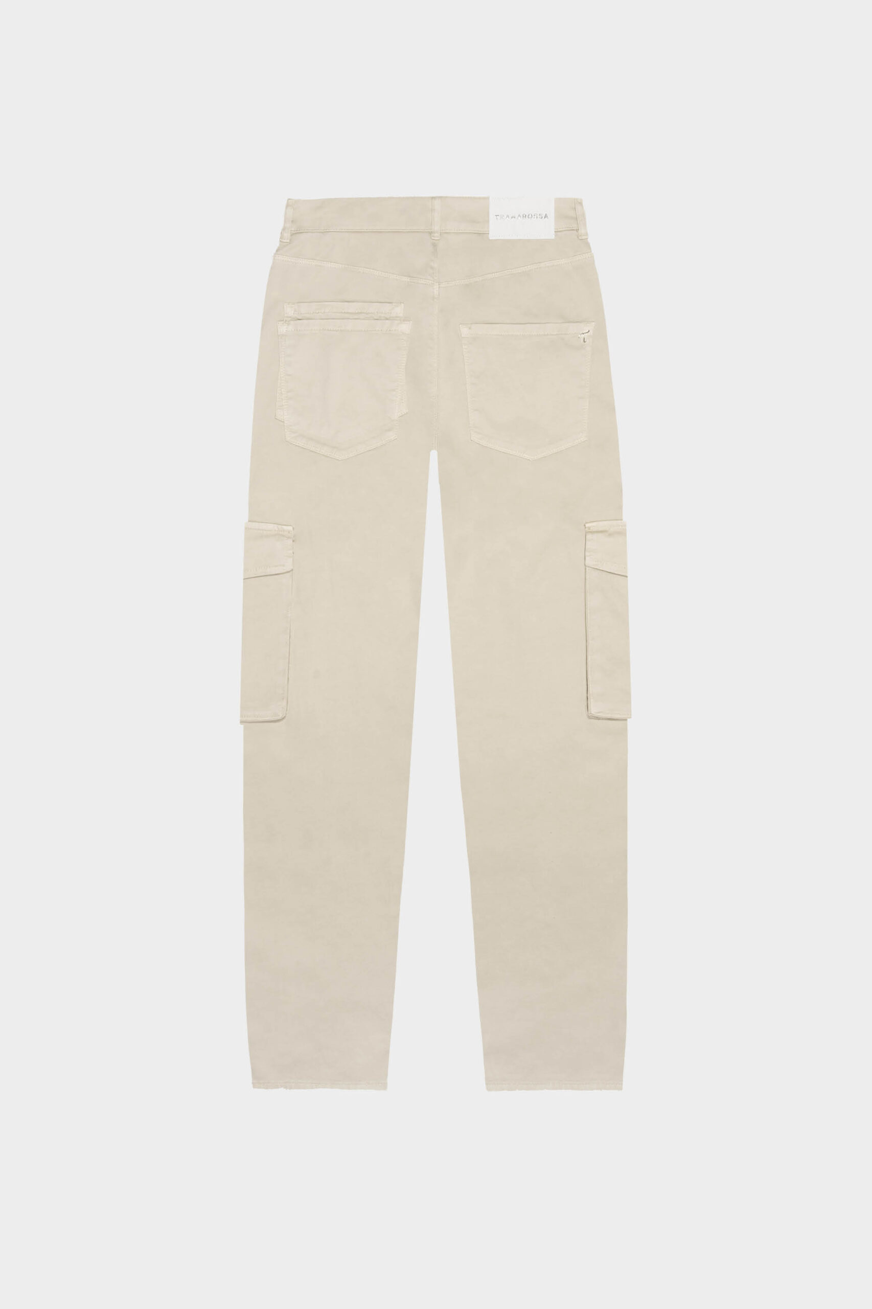 PANTALONE LUCIA MUM IN GABARDINA DI COTONE BEIGE - immagine 11
