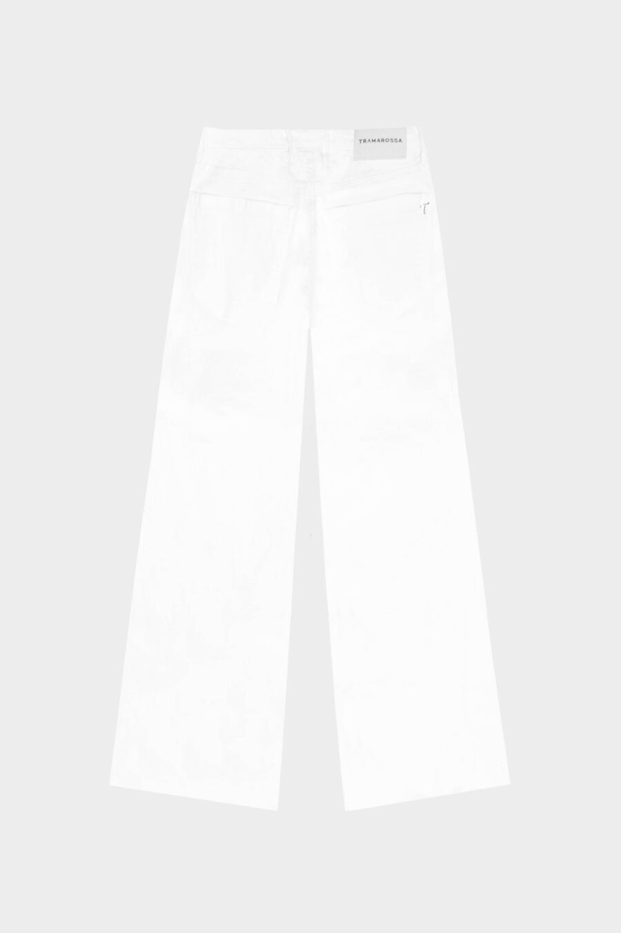 JEANS MONICA WIDE WIDE LEG IN BULL DI COTONE BIANCO - immagine 9