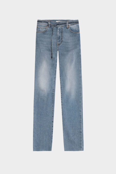 JEANS AMERICA SLIM IN DENIM BLU MEDIO