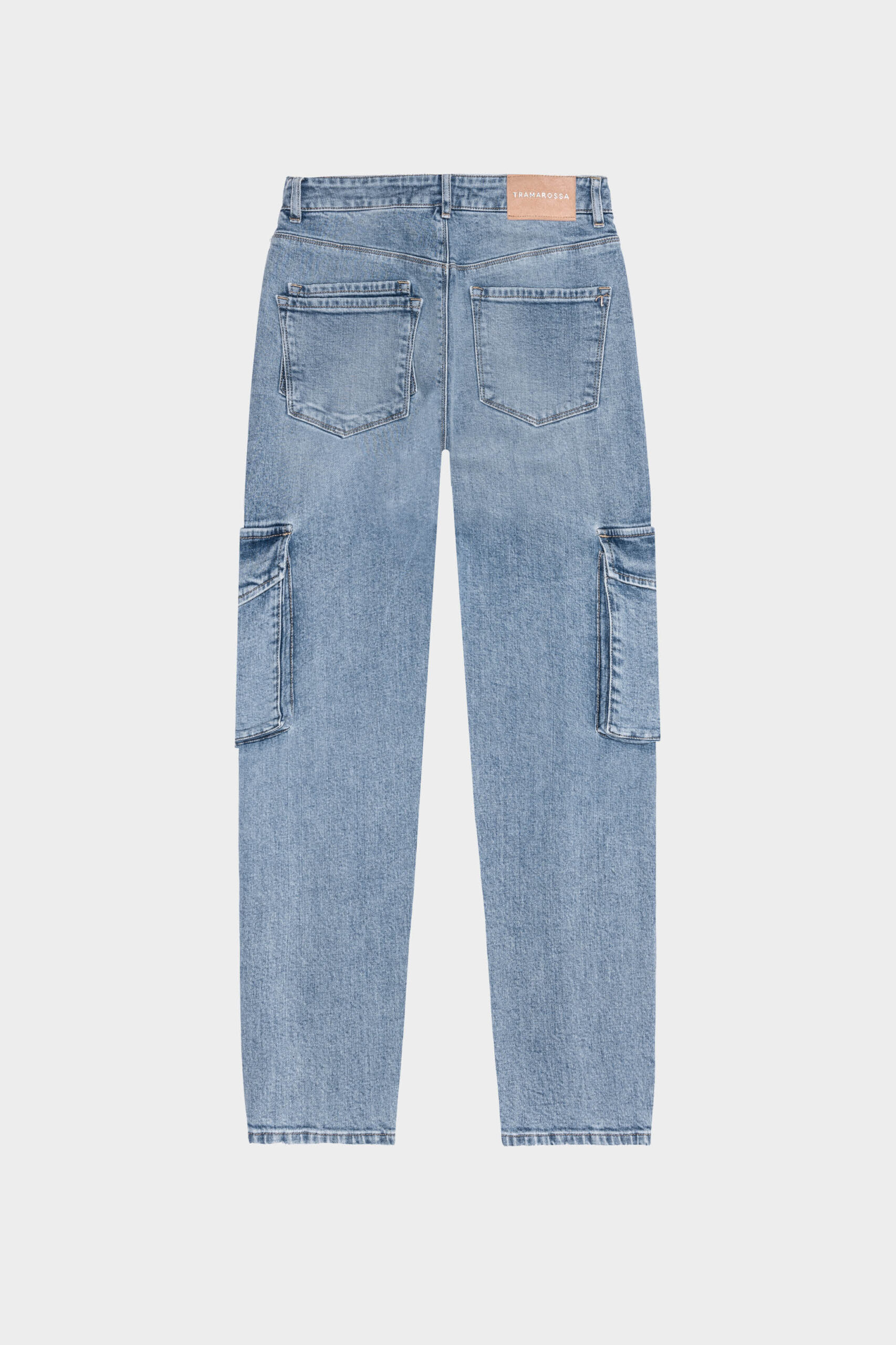 PANTALONE LUCIA MUM IN DENIM BLU CHIARO - immagine 11