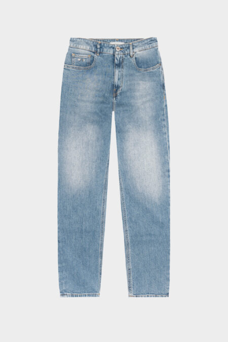 JEANS MONICA MUM IN DENIM BLU CHIARO
