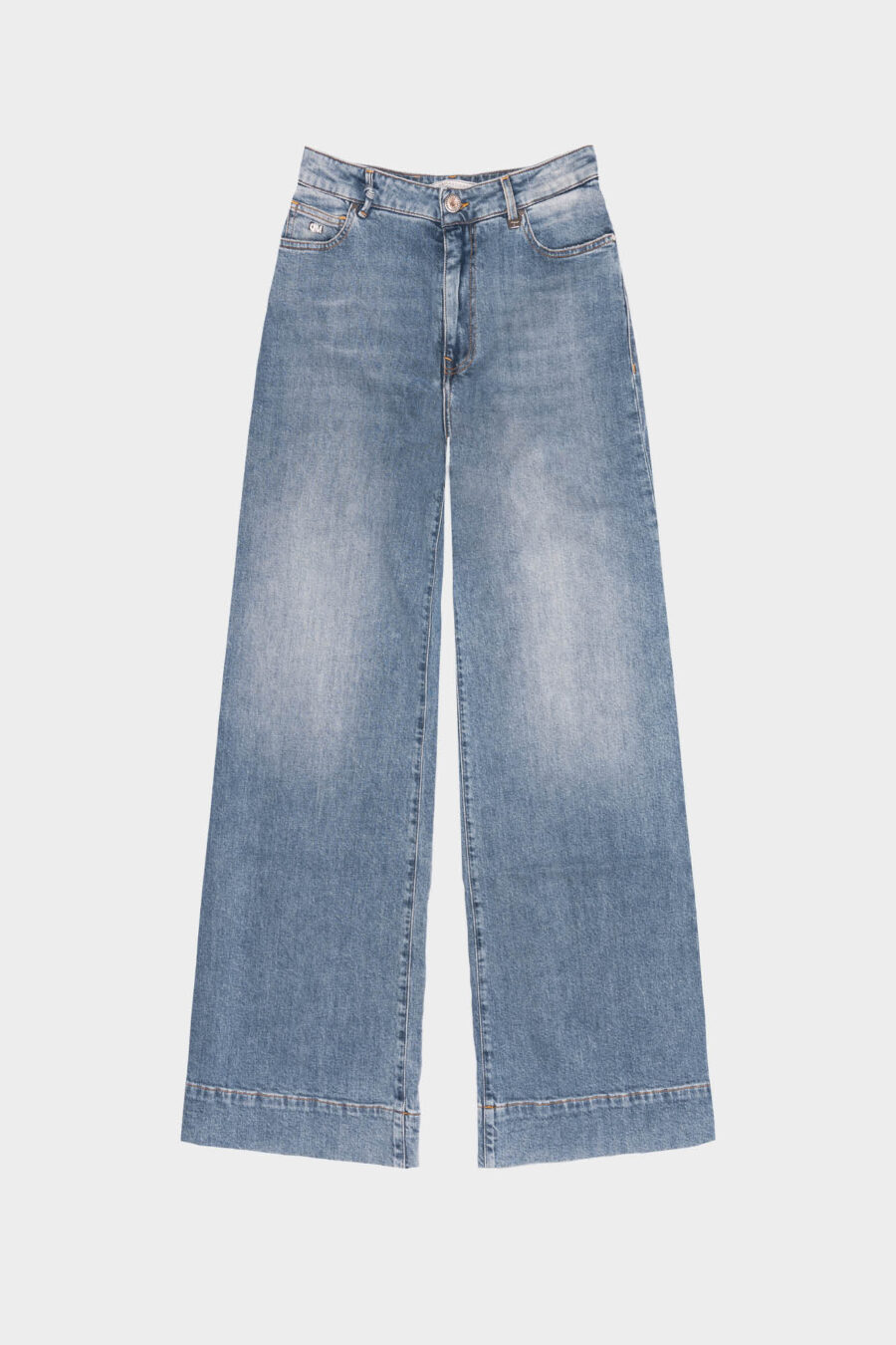 VIOLA WIDE LEG JEANS IN LIGHT BLUE DENIM