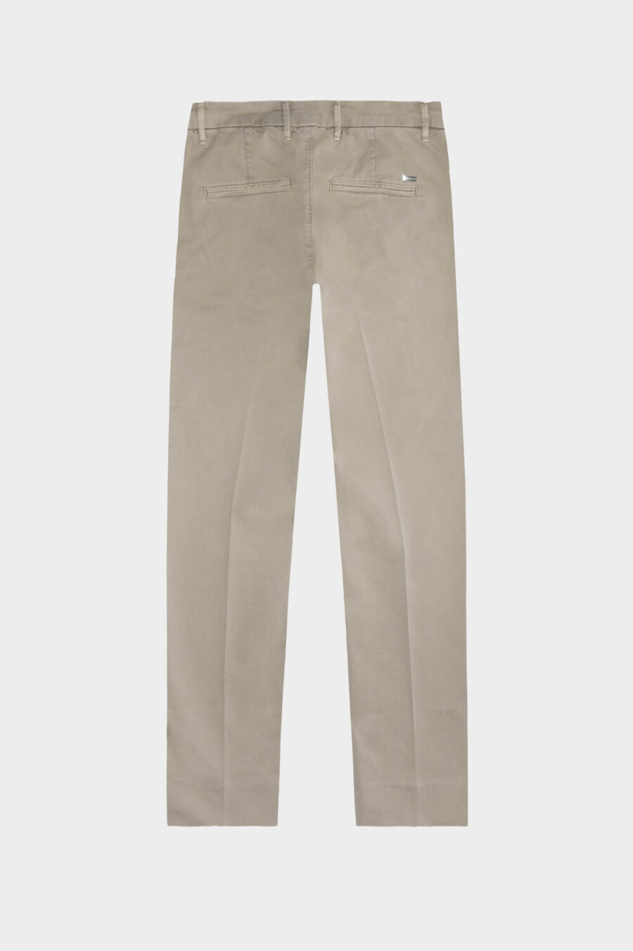 BEIGE COTTON ADELE SLIM PANTS - Image 11