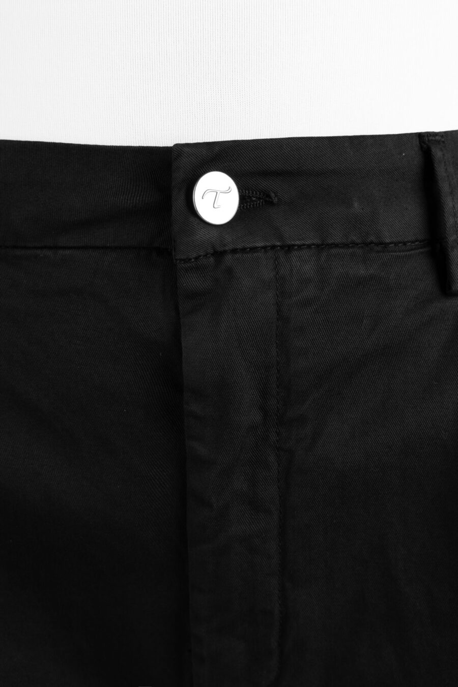 AURELIA WIDE LEG PANTS IN BLACK COTTON GABARDINE - Image 11