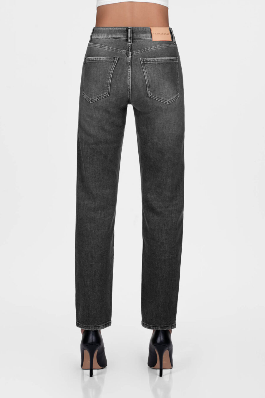 MONICA MUM JEANS IN BLACK DENIM - Image 7