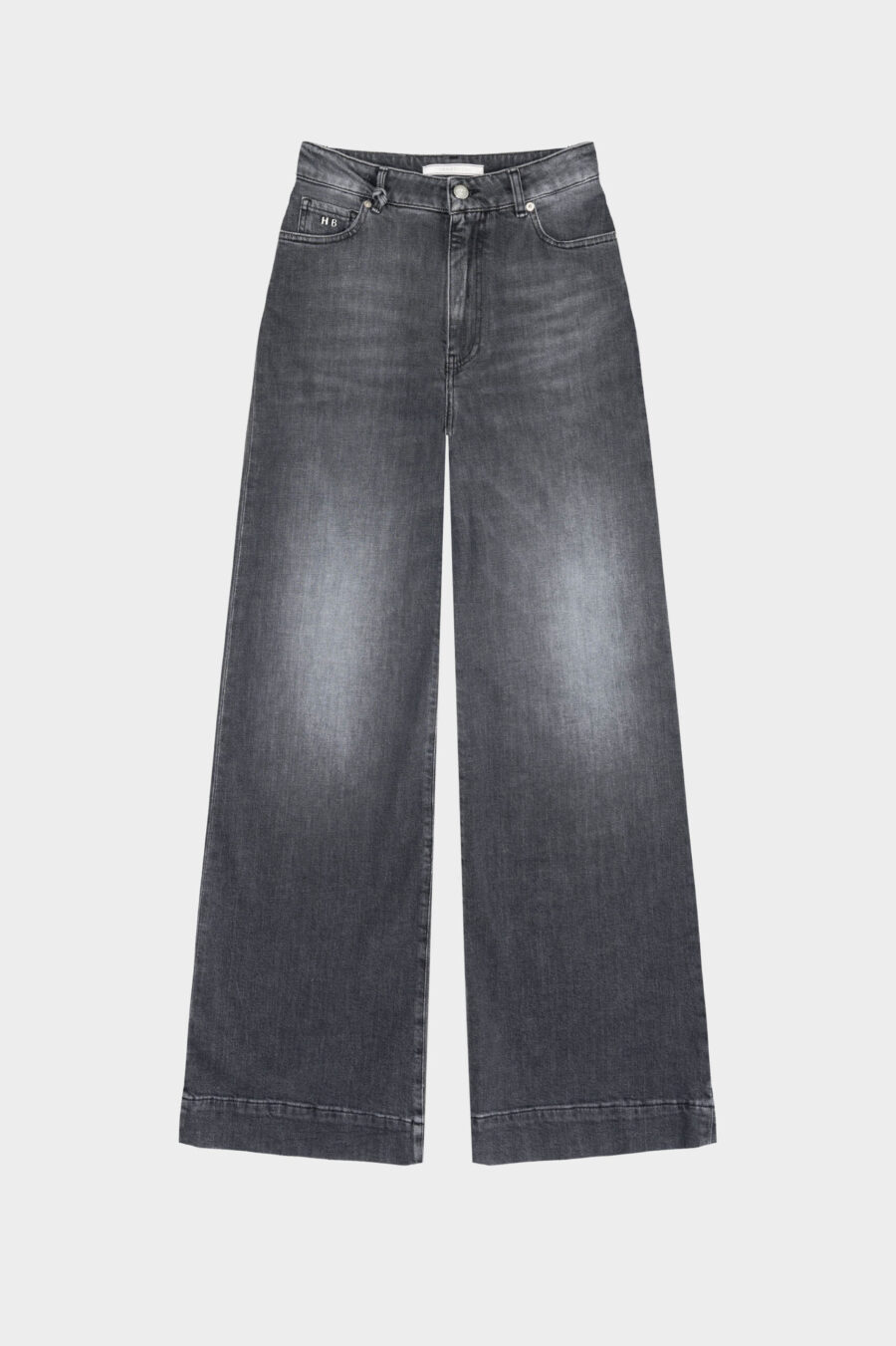 VIOLA WIDE LEG BLACK DENIM JEANS