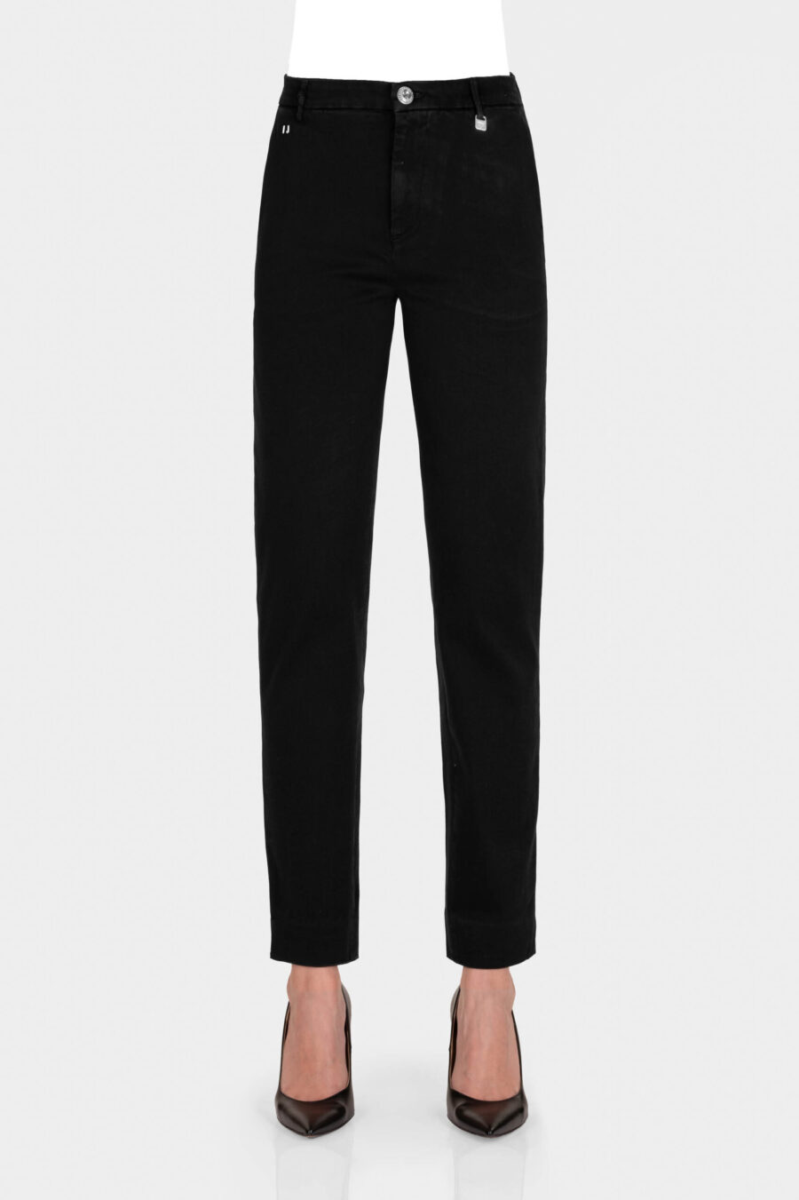 ADELE SLIM BLACK DENIM PANTS - Image 7