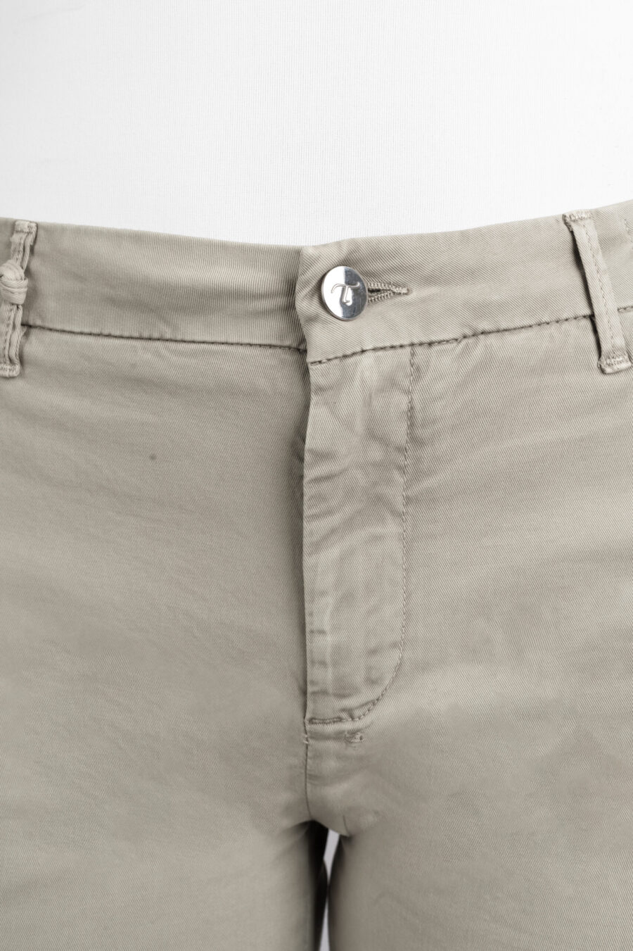 BEIGE COTTON ADELE SLIM PANTS - Image 10