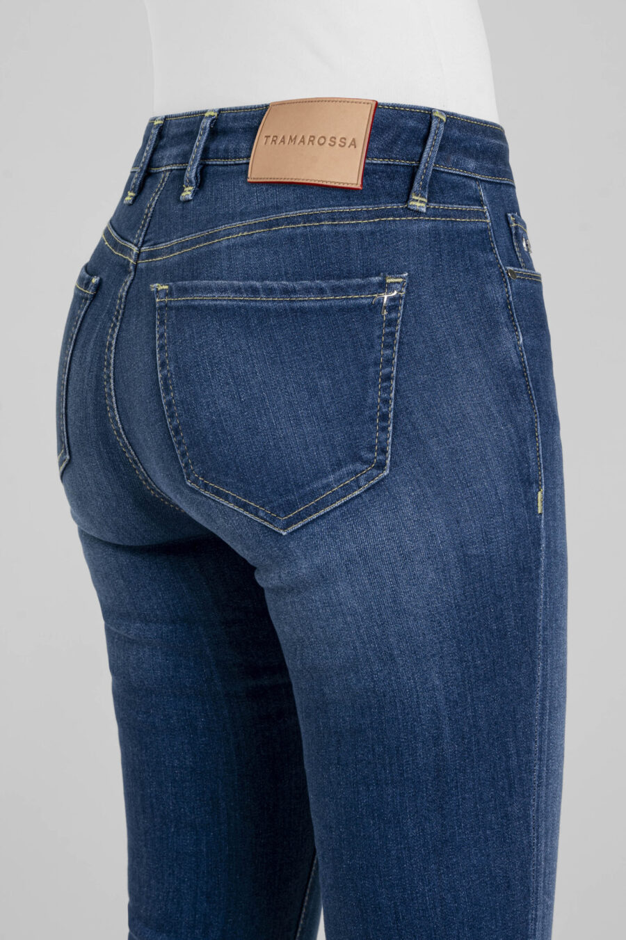 BIANCA SLIM SKINNY JEANS IN MEDIUM BLUE STRETCH DENIM - Image 7