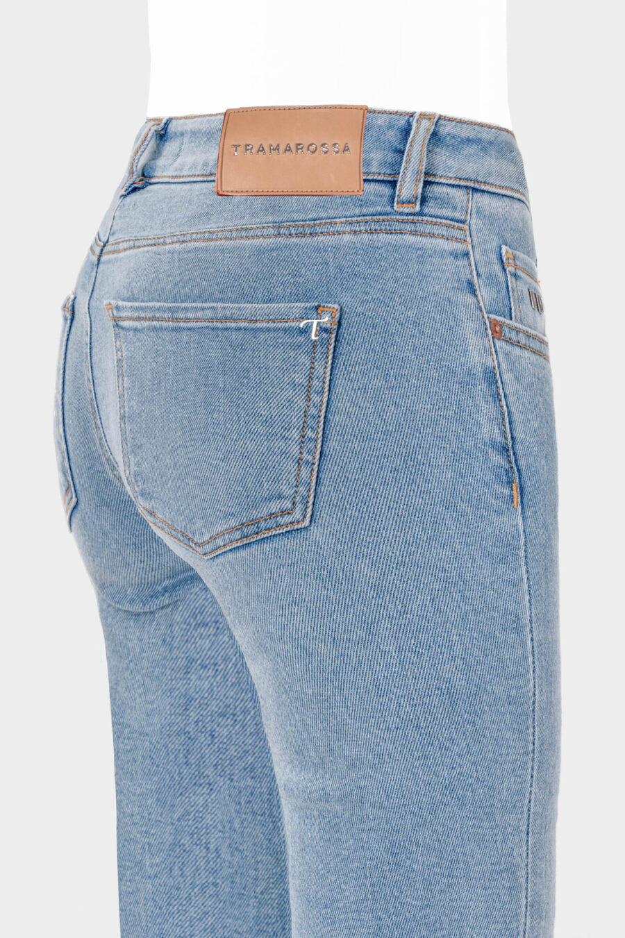 JEANS GRETA  BOOTCUT IN DENIM BLU MEDIO - immagine 8