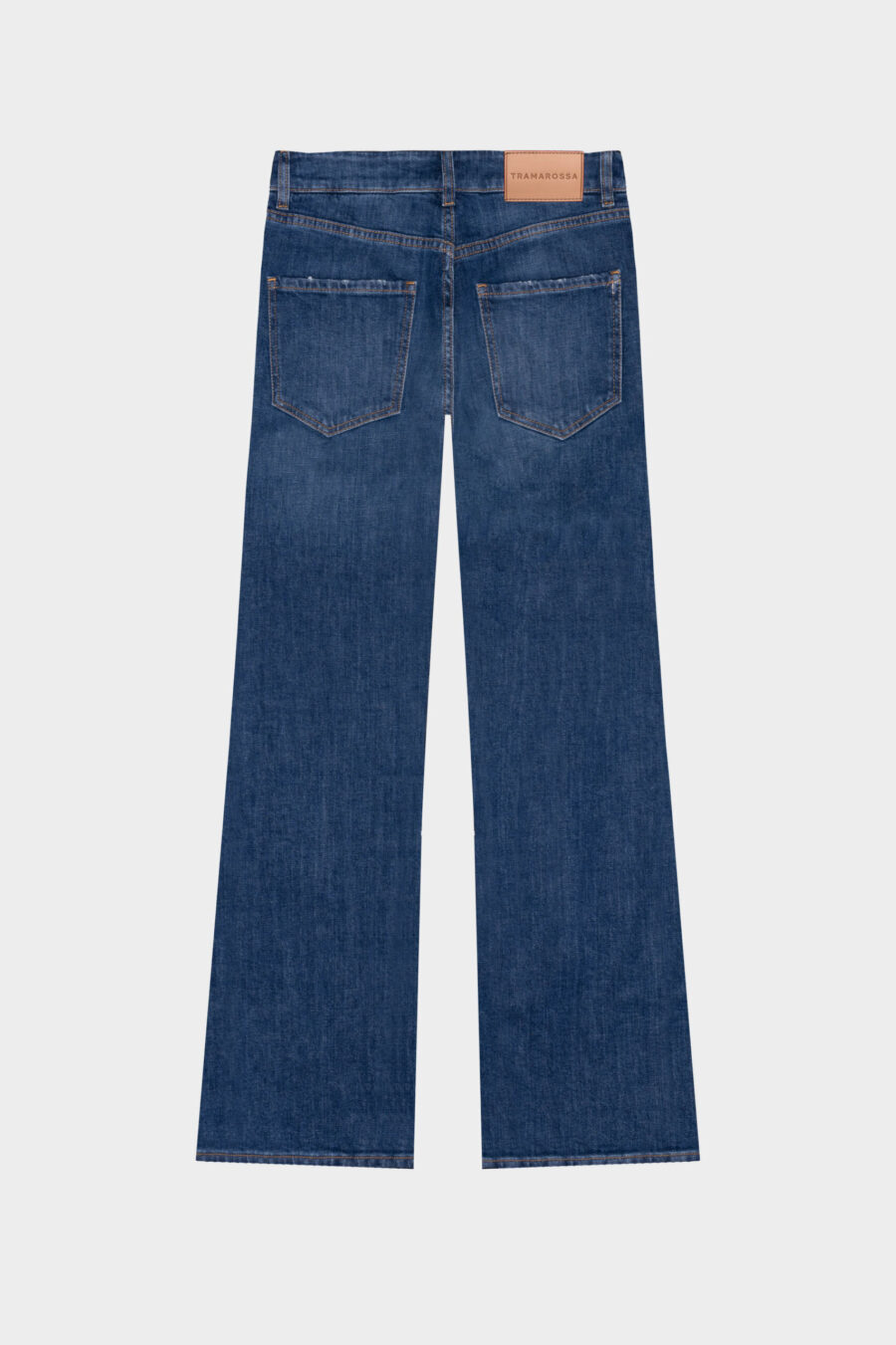 MONICA CUT FLARE JEANS IN MEDIUM BLUE DENIM - Image 10