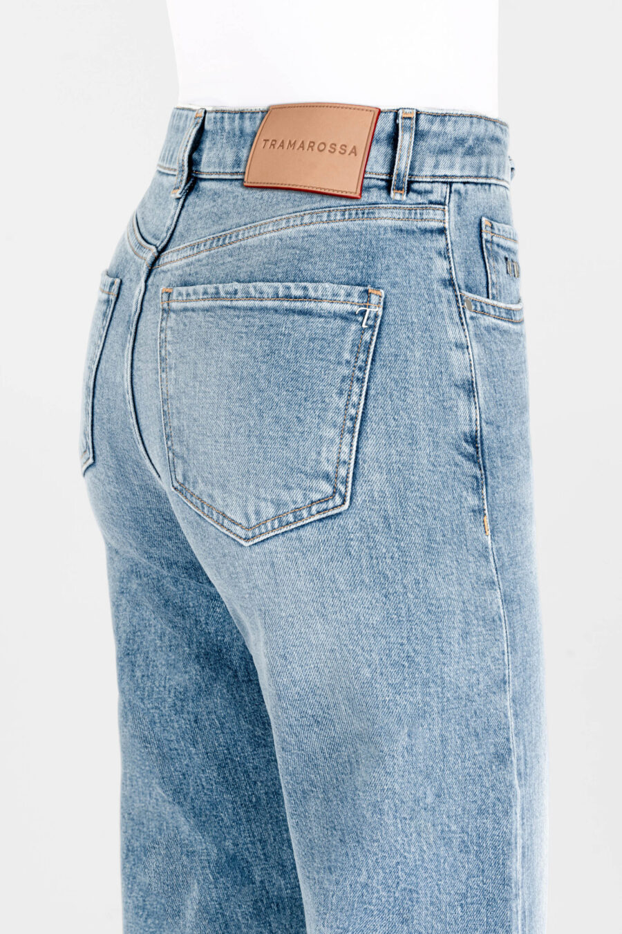 JEANS MONICA MUM IN DENIM BLU CHIARO - immagine 8