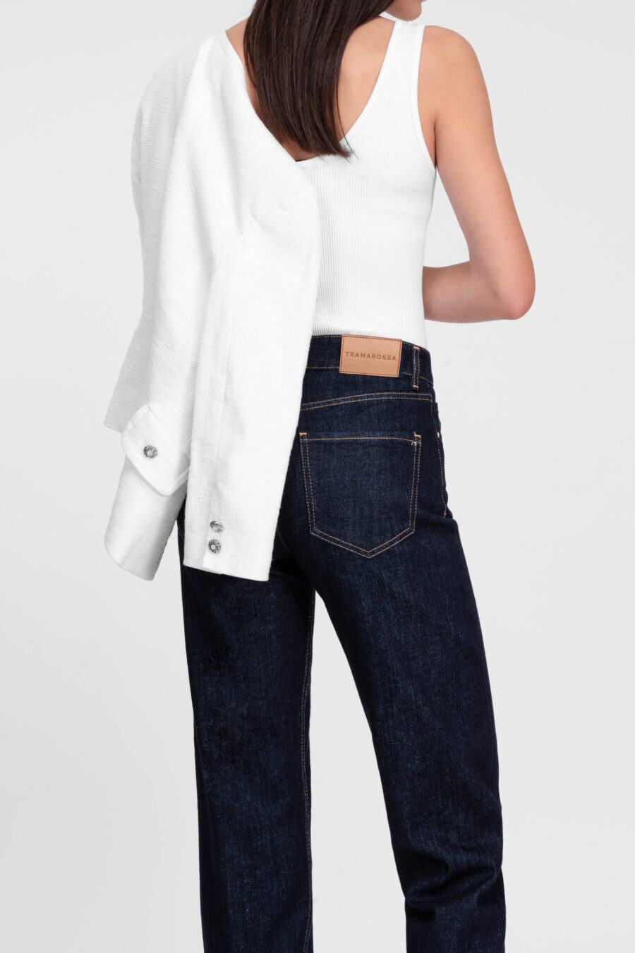 JEANS MONICA MUM IN DENIM BLU SCURO - immagine 4