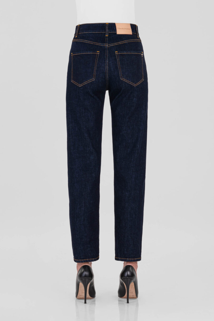 JEANS MONICA MUM IN DENIM BLU SCURO - immagine 6