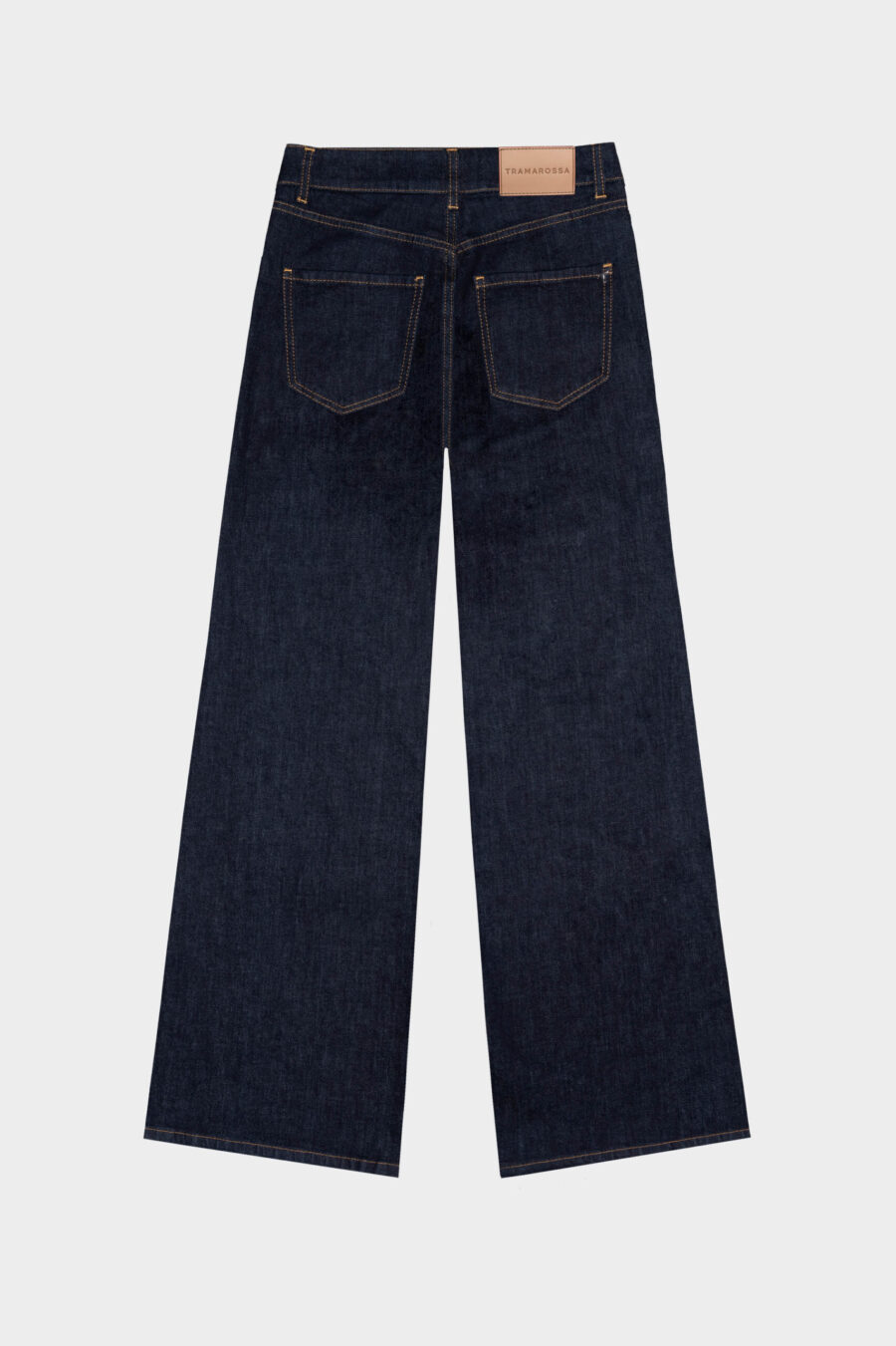 JEANS MONICA WIDE WIDE LEG IN DENIM BLU SCURO - immagine 10