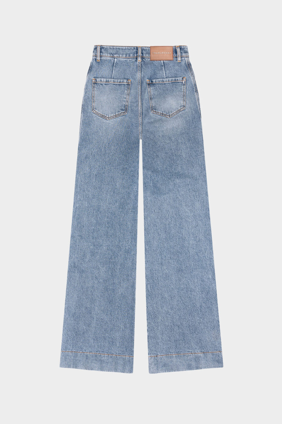 JEANS VIOLA POCKET WIDE LEG IN DENIM BLU CHIARO - immagine 10