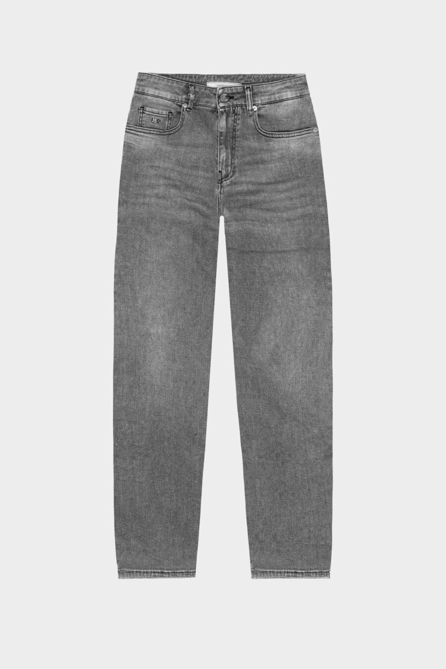 MONICA MUM JEANS IN BLACK DENIM