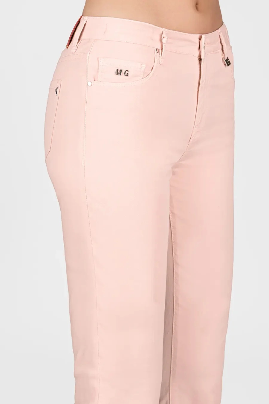 JEANS BIANCA FLARE CUT FLARE IN COTONE ARANCIONE - immagine 4