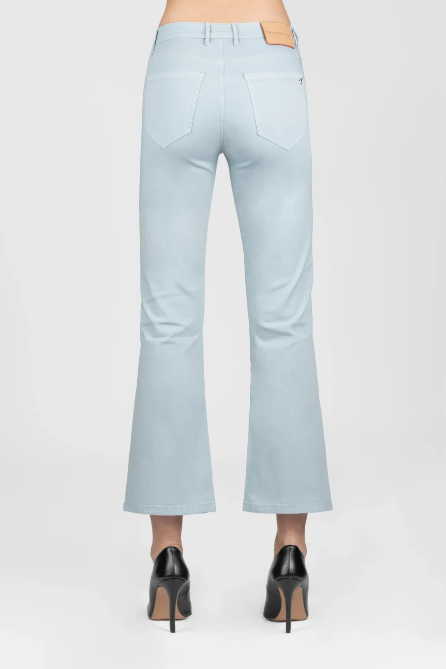 BIANCA FLARE CUT JEANS IN LIGHT BLUE COTTON - Image 2