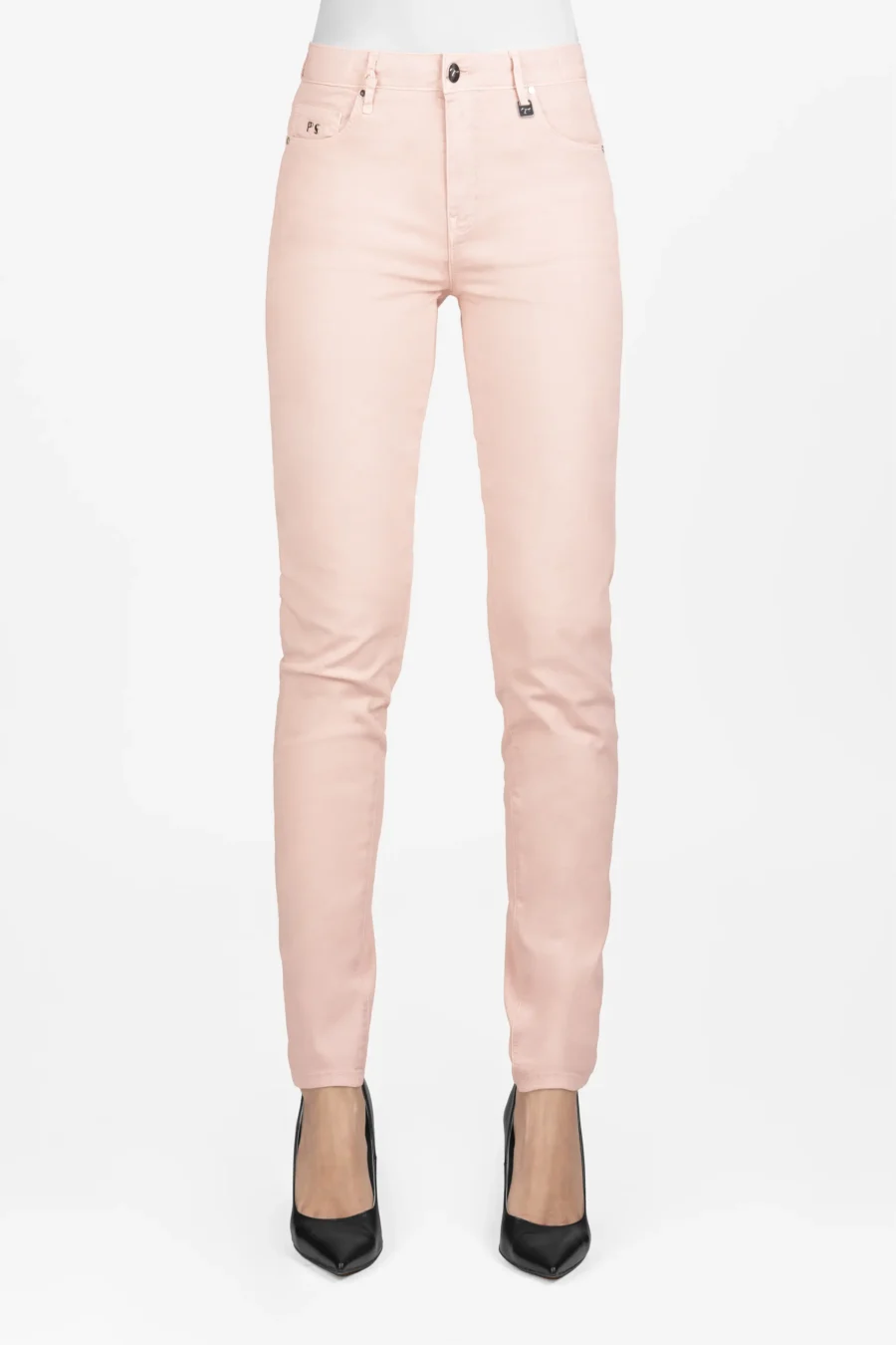 BIANCA SLIM SKINNY ORANGE COTTON PANTS