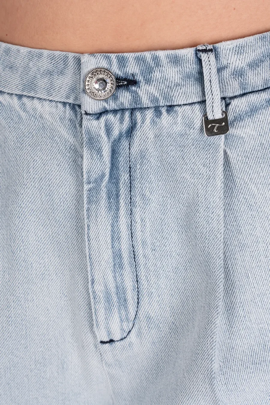 BERMUDA GABRY IN DENIM BLU CHIARO - immagine 5