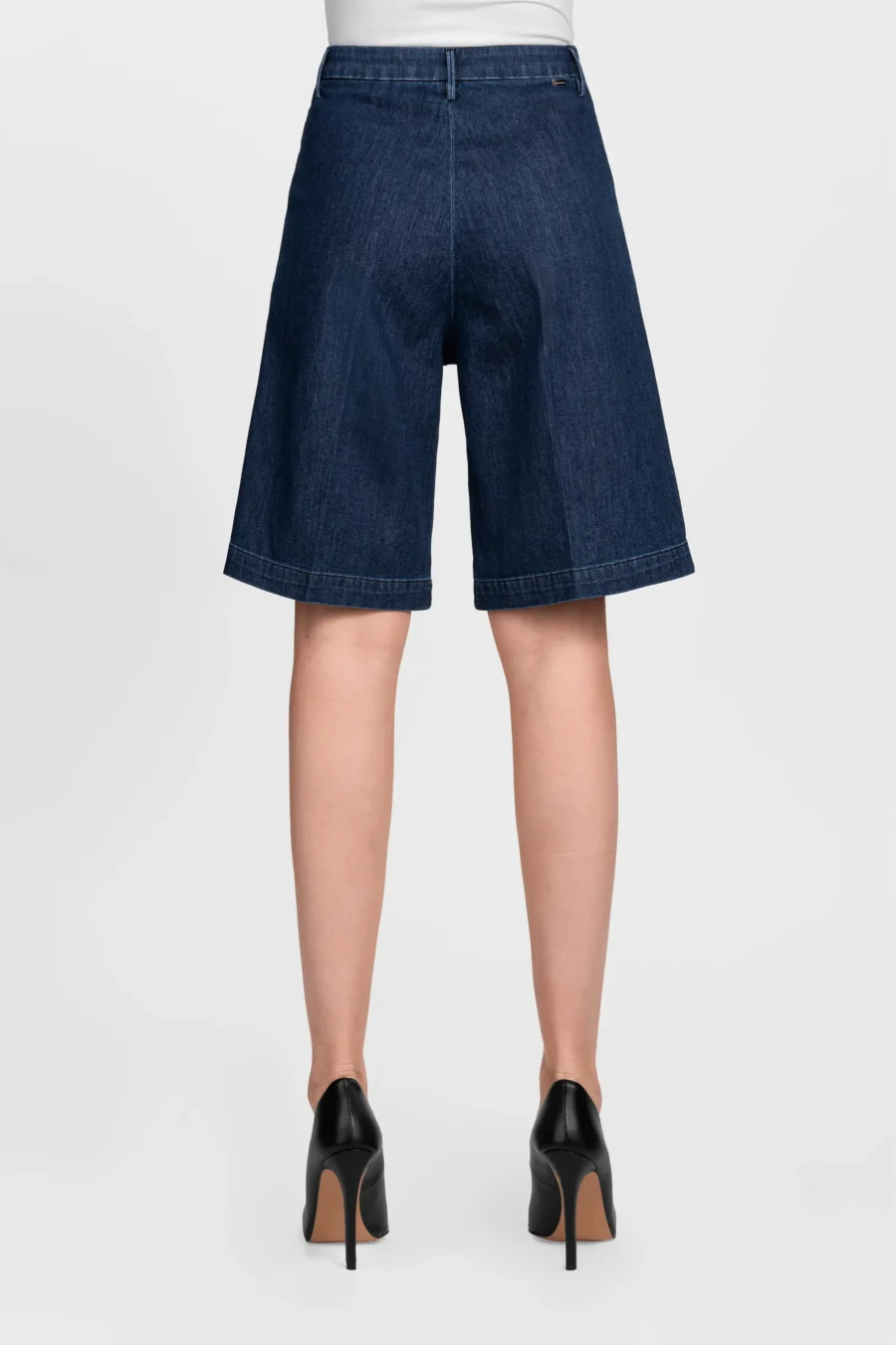 MEDIUM BLUE DENIM GABRY BERMUDA SHORTS - Image 2