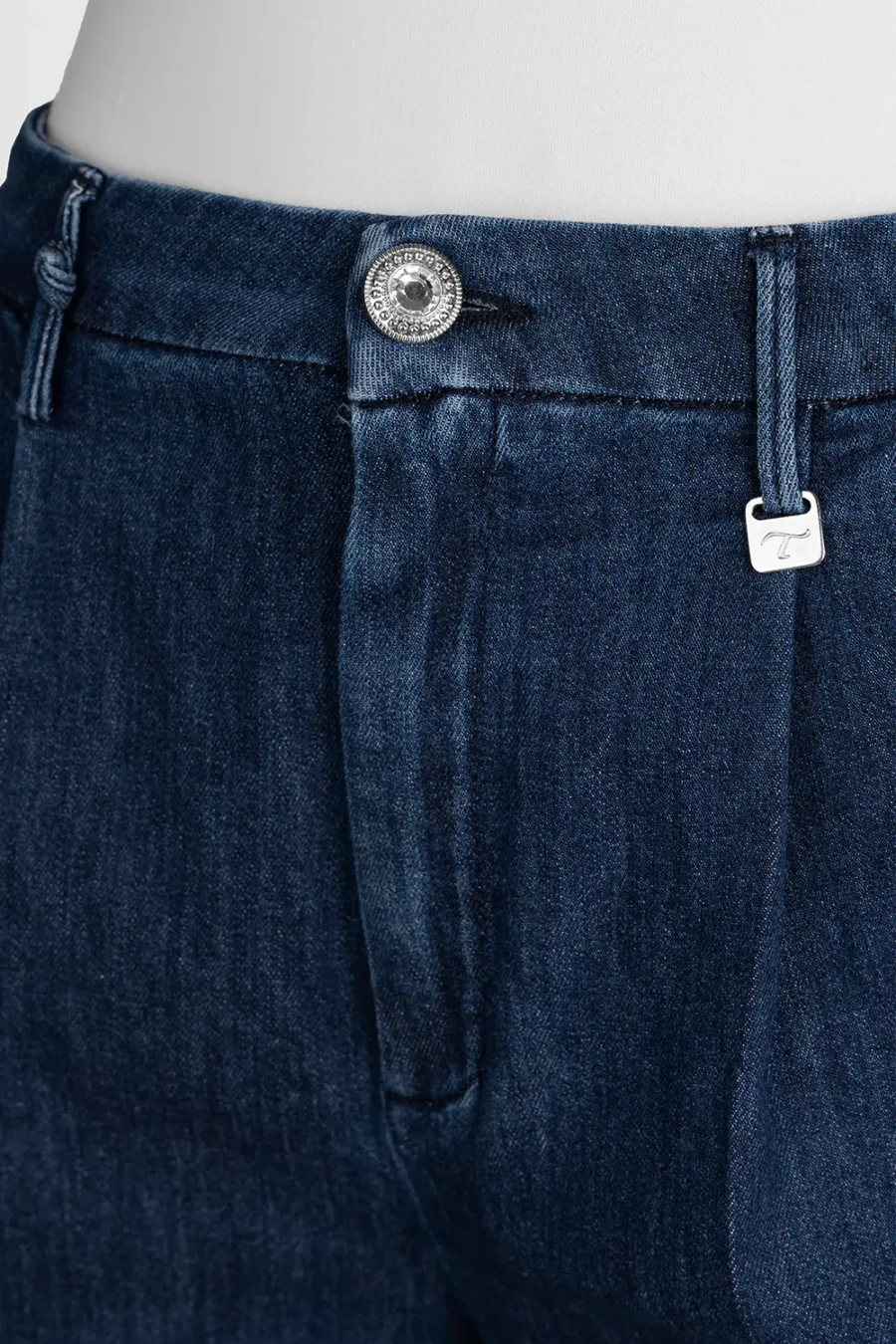 MEDIUM BLUE DENIM GABRY BERMUDA SHORTS - Image 5