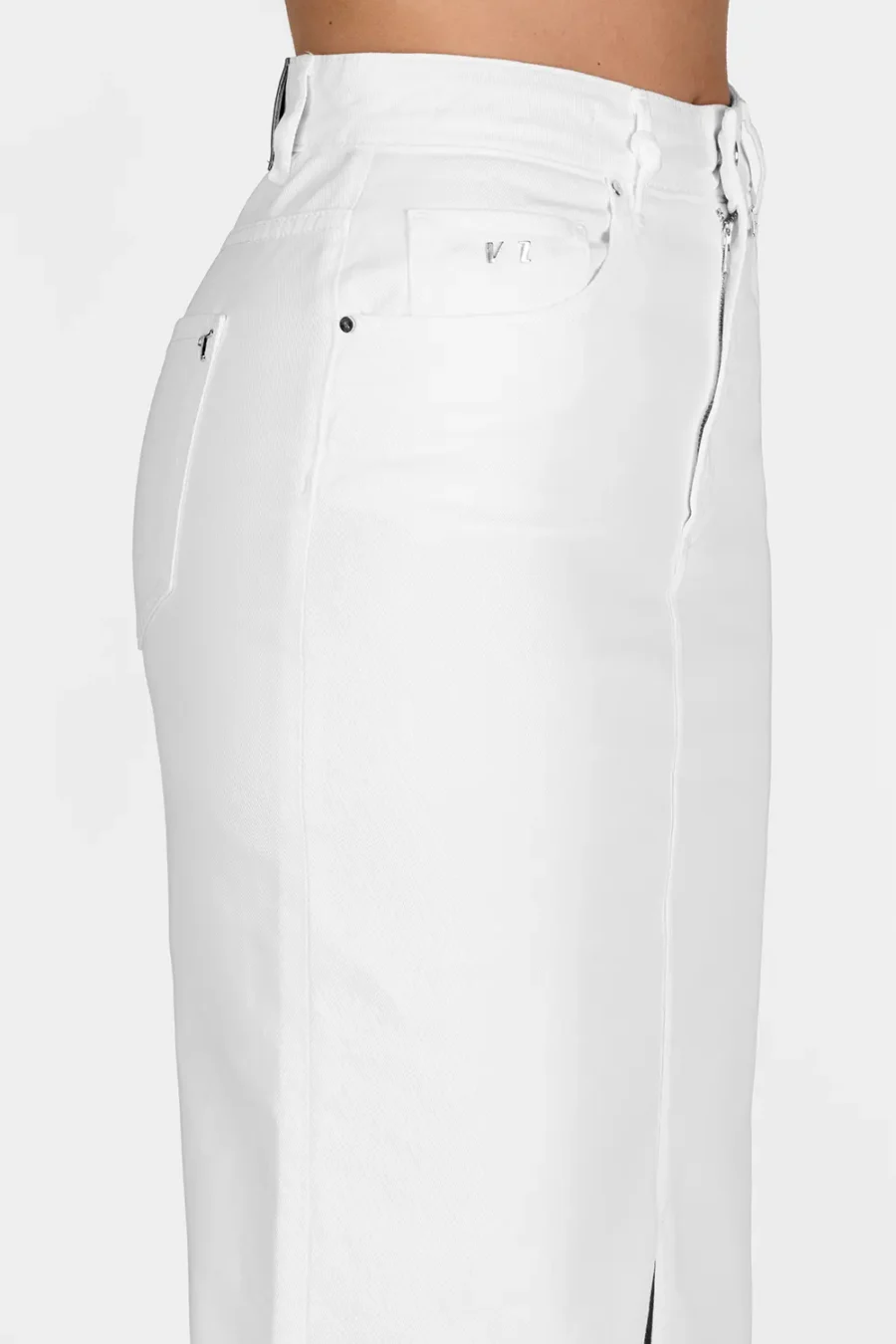 GONNA GIULY IN COTONE BIANCO - immagine 4