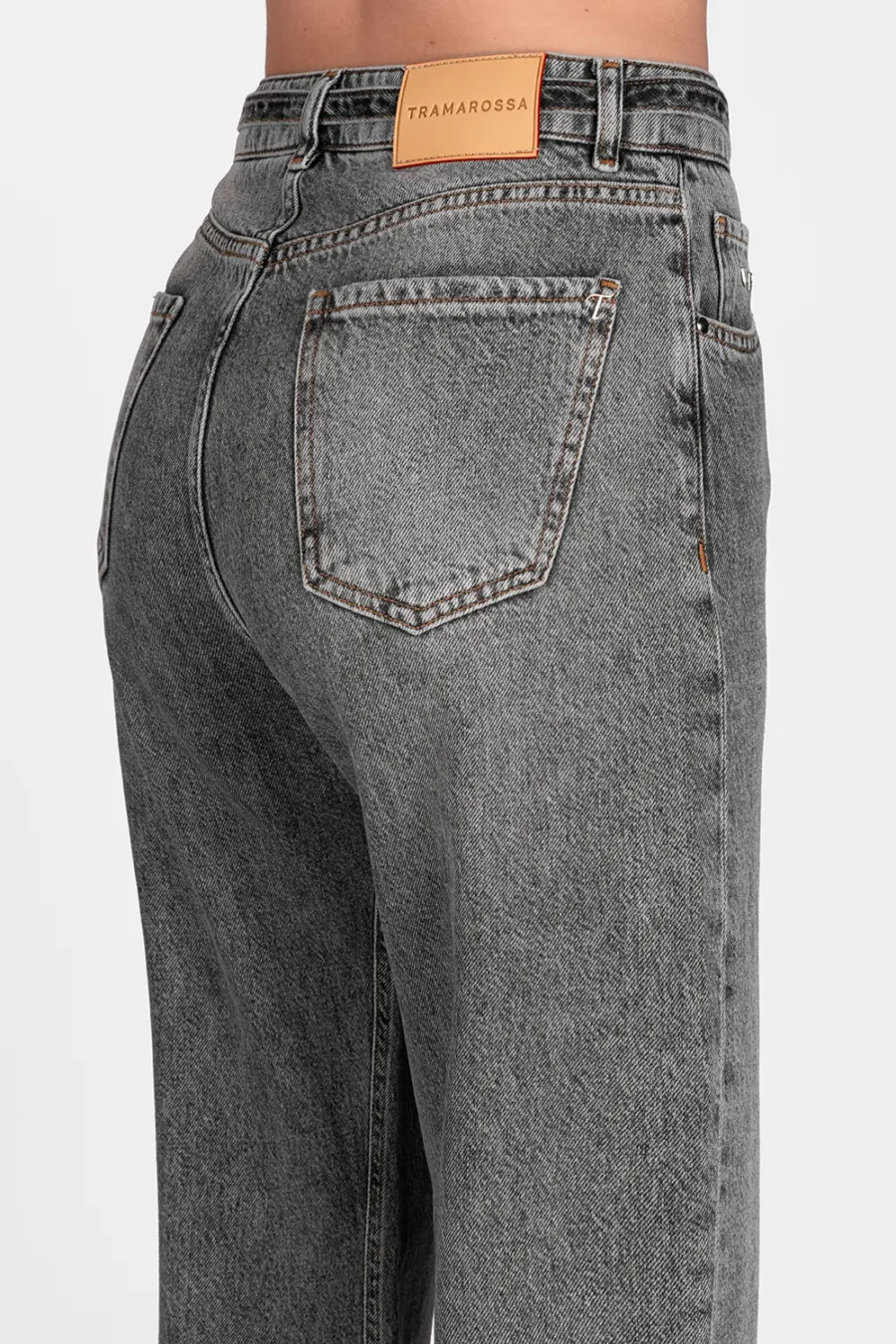 JEANS HOLLYWOOD BARREL IN DENIM NERO - immagine 3