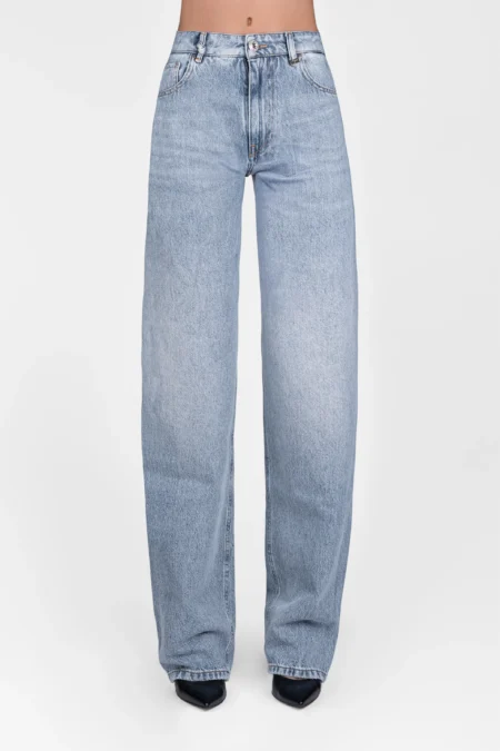JEANS HOLLYWOOD BARREL IN DENIM BLU MEDIO