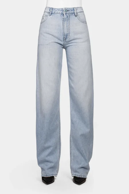 JEANS HOLLYWOOD BARREL IN DENIM BLU CHIARO