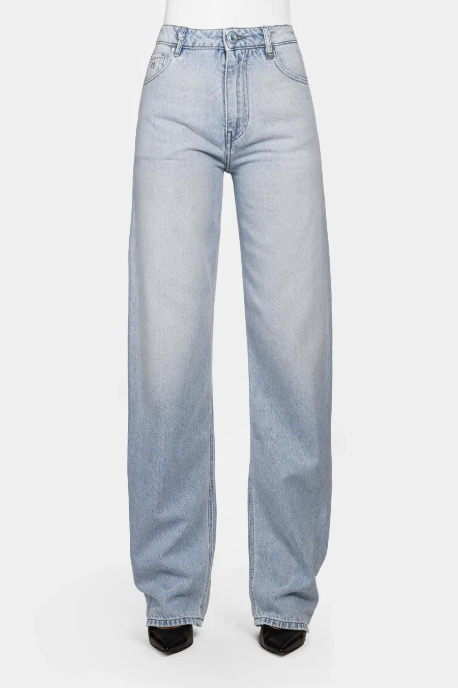 JEANS HOLLYWOOD BARREL IN DENIM BLU CHIARO