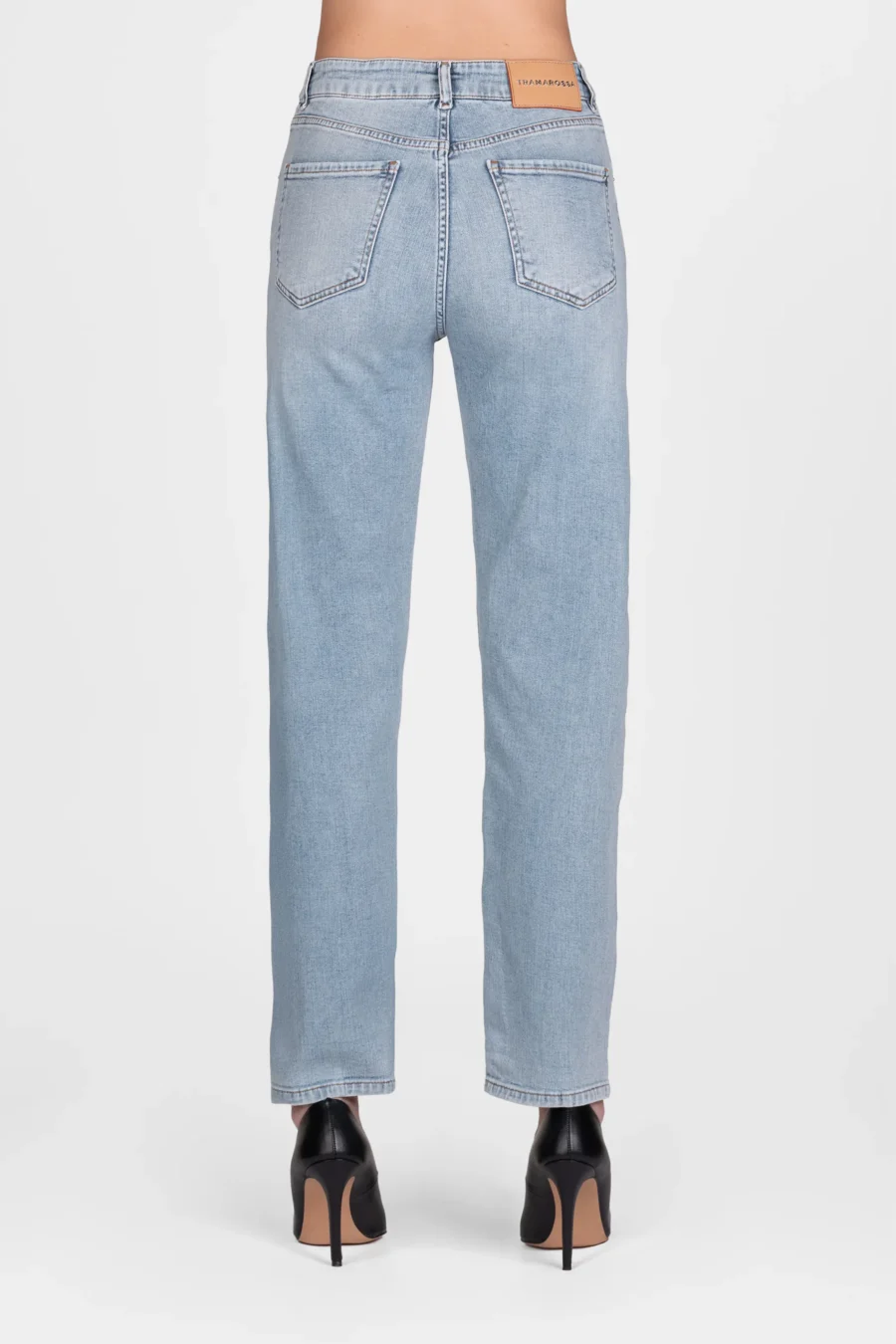 JEANS MONICA MUM IN DENIM BLU CHIARO - immagine 2