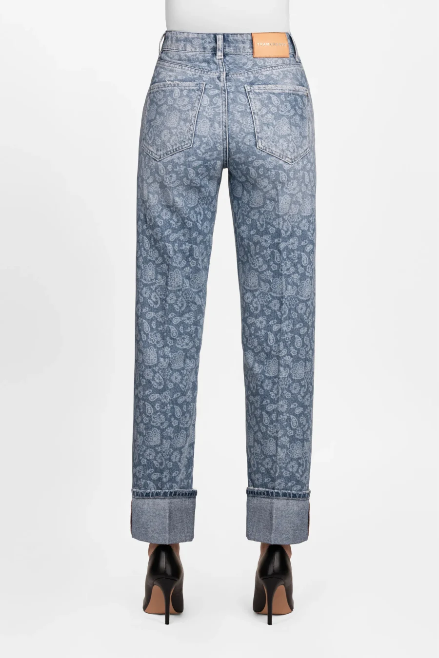 JEANS MONICA STRAIGHT IN DENIM BLU CHIARO - immagine 2